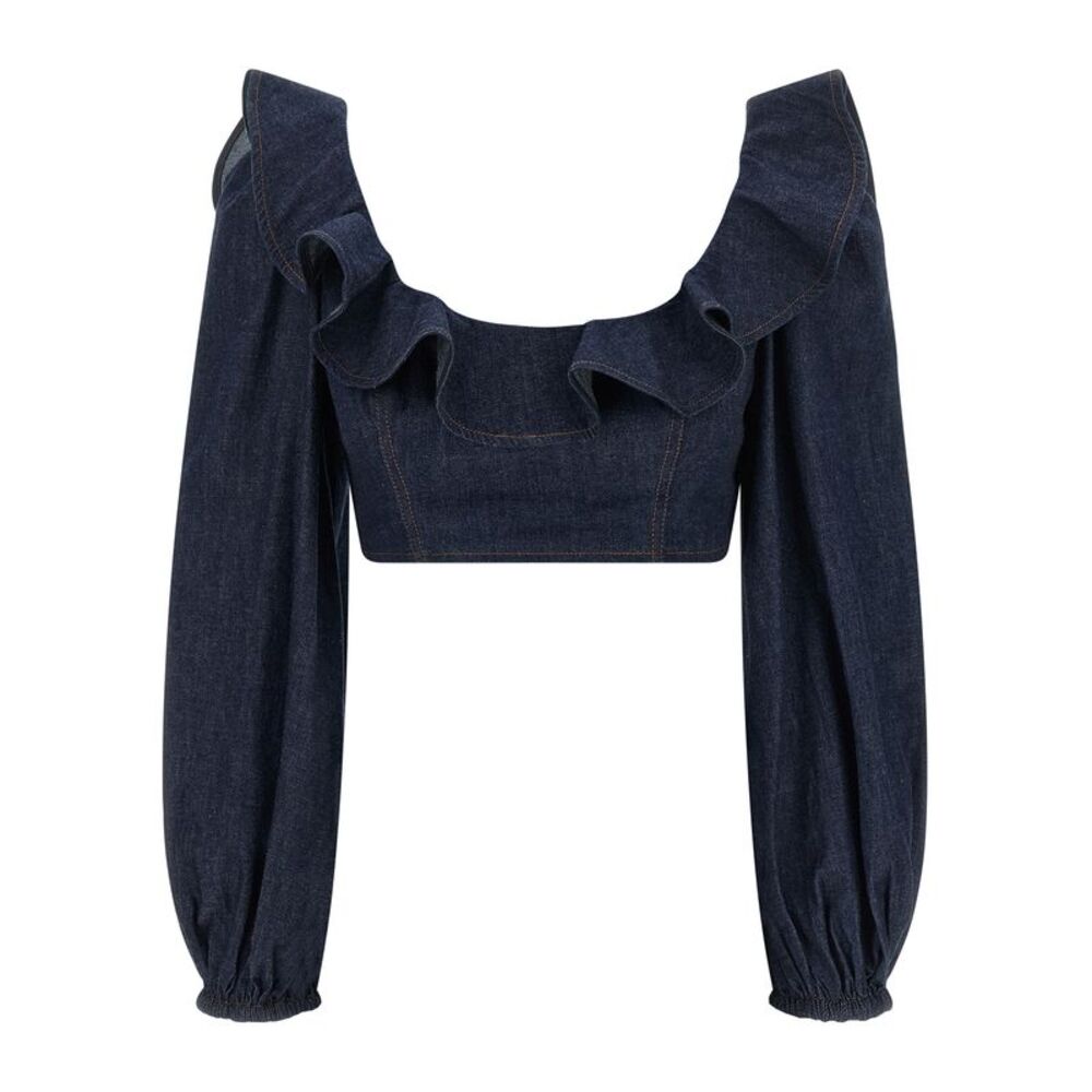 Zimmermann Blue Denim Women's Shirt